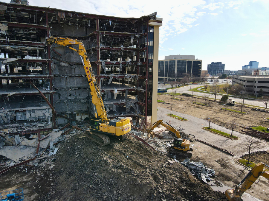 National Building Plaza Building Demolition Omega